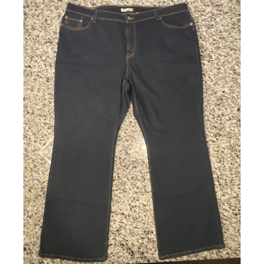 Levi's 515 Boot Cut Jeans Denim Womens Sz 24M Blue Medium Wash Wide Leg‎ #G61